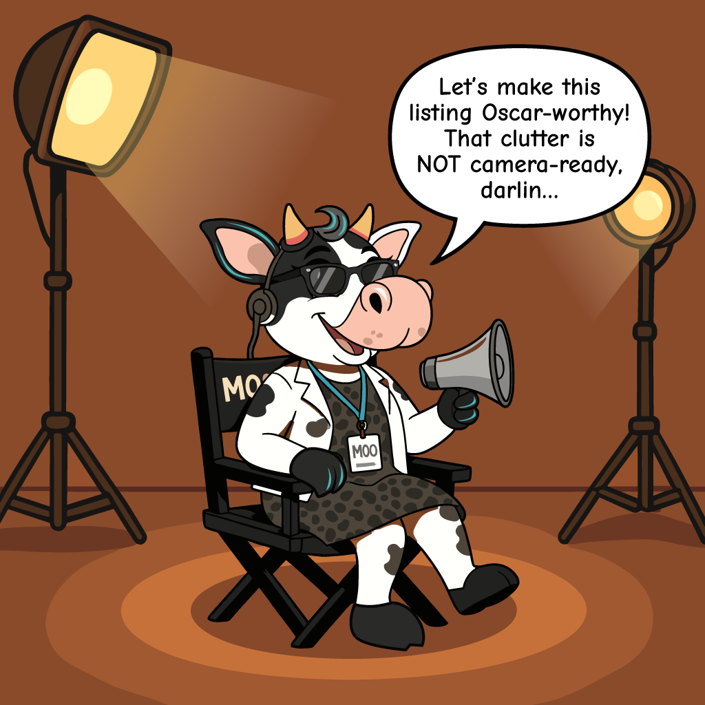 Molly the Cow — Real Estate MOO FSBO Cow-Pilot