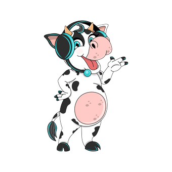 Real Estate MOO mascot reactions - Michigan FSBO emoji set