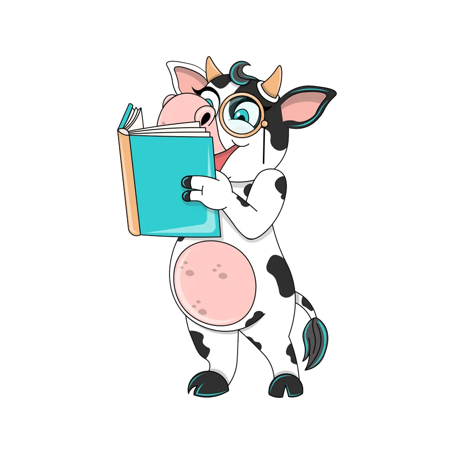 Molly MOO reviewing Genesee County deed paperwork